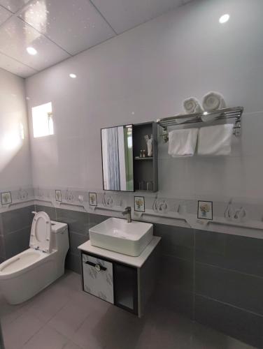 Koupelna v ubytování Hoàng Anh Côn Đảo Hotel
