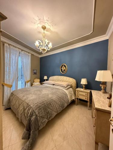 Postel nebo postele na pokoji v ubytování Esclusiva Luxury Villa con giardino