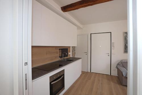 Dapur atau dapur kecil di La Terrazza del Borgo