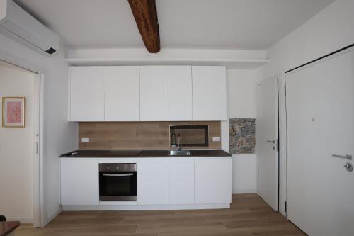 Dapur atau dapur kecil di La Terrazza del Borgo