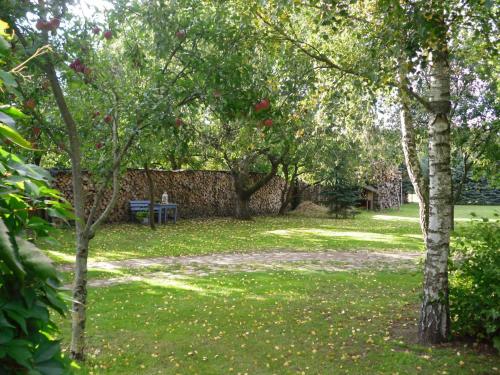Κήπος έξω από το Wohnung mit Kamin und idyllischem Garten