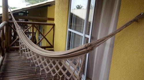 Balkón nebo terasa v ubytování Vilagge PÉ NA AREIA - Itacimirim Bahia