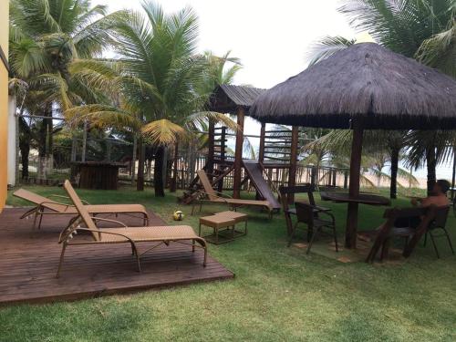 Zahrada ubytování Vilagge PÉ NA AREIA - Itacimirim Bahia