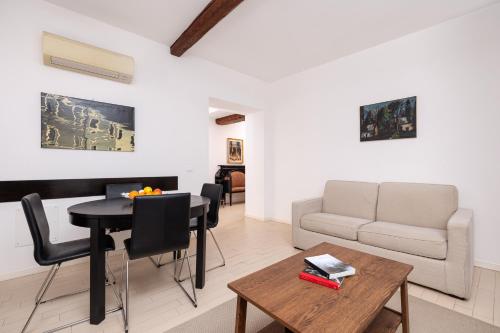 Ruang duduk di Residence Ca' Foscolo