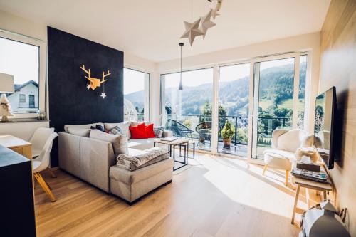 Widokowy apartament Jodłowa Ski&Bike