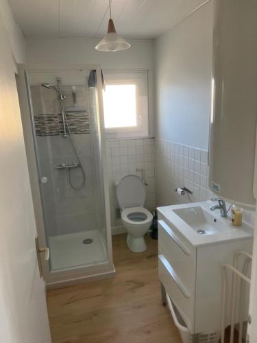 Koupelna v ubytování Appartement vue mer