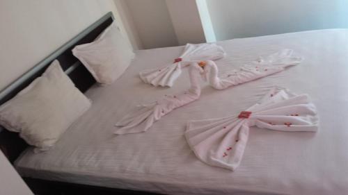 Krevet ili kreveti u jedinici u okviru objekta Mirage Family Hotel