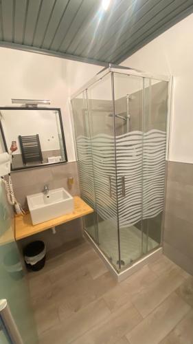 Hotel Almhofにあるバスルーム