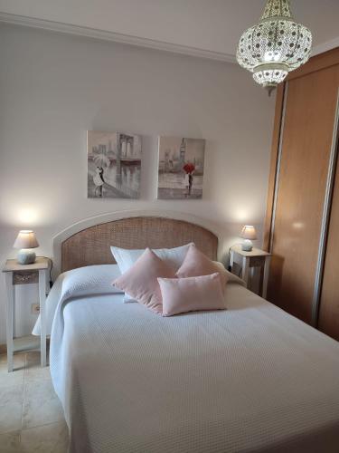 Llit o llits en una habitació de Mojacar a