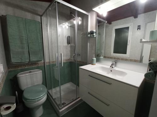 Koupelna v ubytování Studio La Casita