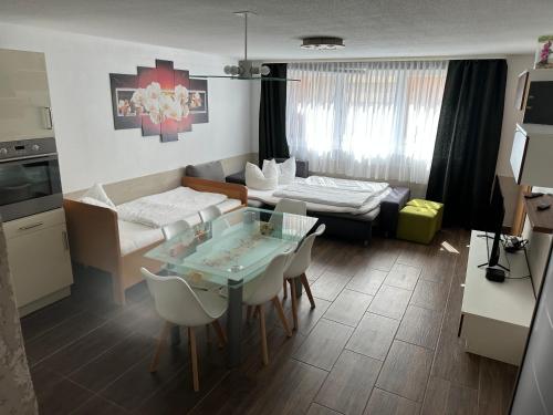 Μια τηλεόραση ή/και κέντρο ψυχαγωγίας στο Apartment Stabel 8,1 km von Europa Park