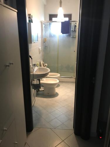 A bathroom at Villa Circe