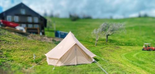 Zahrada ubytování Safari Glamping Tent in Swiss Alps