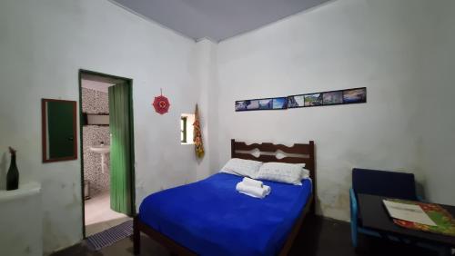 Abrigo de Montanha Xique Xique tesisinde bir odada yatak veya yataklar