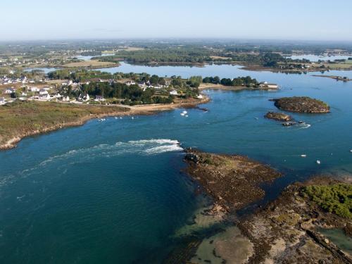 Maison 3 pièces, vue Ria d'Étel, jardin clos, proche mer et plages - FR-1-397-71
