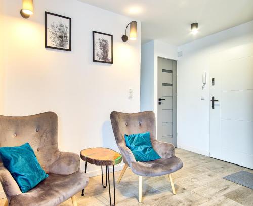 Χώρος καθιστικού στο Apartament Dla Dwojga