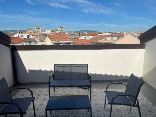 Balkón nebo terasa v ubytování B&B Palazzo del Contestabile
