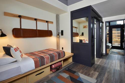 Moxy Columbus Short Northにあるベッド