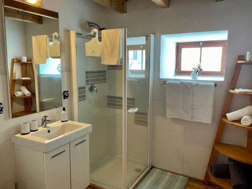Koupelna v ubytování Pátio Ecolodge