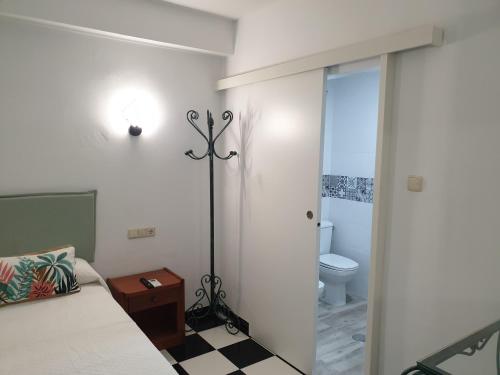 Kúpeľňa v ubytovaní Micaela Charming Hostal
