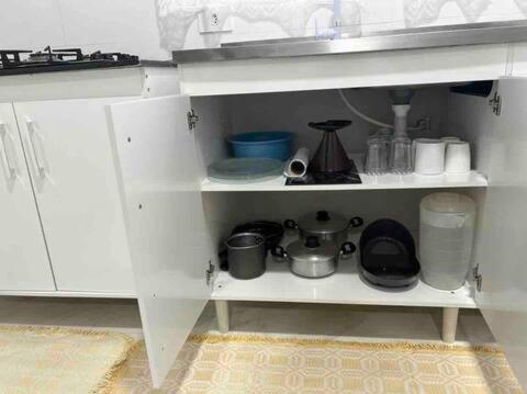 Küche/Küchenzeile in der Unterkunft Casa de praia 6km Beto Carrero - Praia Gravatá