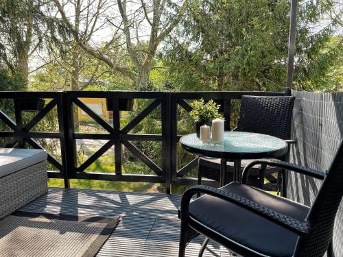 Balkón nebo terasa v ubytování Balaton Breeze Apartman