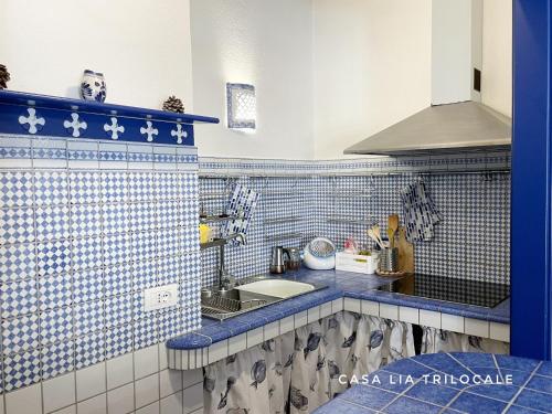 Dapur atau dapur kecil di Casa Lia
