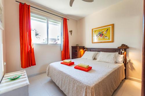 Posteľ alebo postele v izbe v ubytovaní SunnyApartment