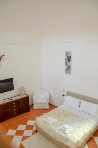 Cama o camas de una habitación en L'Antico Episcopio