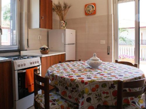 Dapur atau dapur kecil di Marigrè Bella casa vacanze