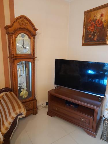 TV a/nebo společenská místnost v ubytování Chata Magnata