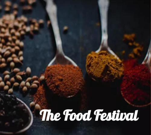 two teaspoons of food fritters filled with food at Linden Lodge Stays in Saint-Claud