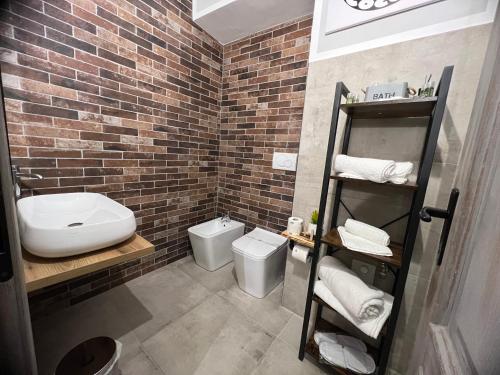 Koupelna v ubytování Coccia resort / Norcia centro