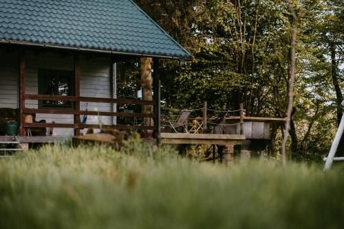 Jardín al aire libre en Na miły Bug Guesthouse by Bug river