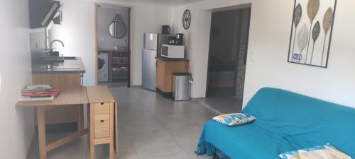 Kuchyňa alebo kuchynka v ubytovaní Gîte la Pradelienne en Cévennes avec piscine privée