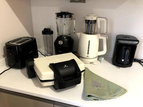 Kaffemaskin og/eller vannkoker på Modern mükemmel bir manzaralı