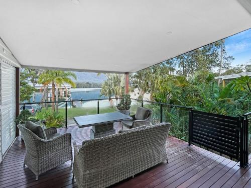 Μπαλκόνι ή βεράντα στο H2O Holiday Apartments Unit 12