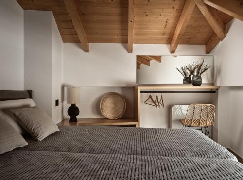 Postel nebo postele na pokoji v ubytování Giannoulis City Apartments