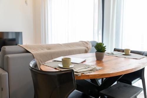 Ruang duduk di Alidreams Lola Center Apartamentos