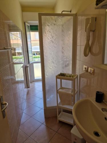 A bathroom at Ligure Residence