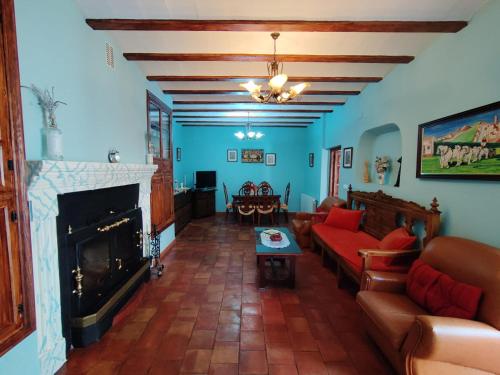 Posezení v ubytování Casa Rural Villa Dulcinea