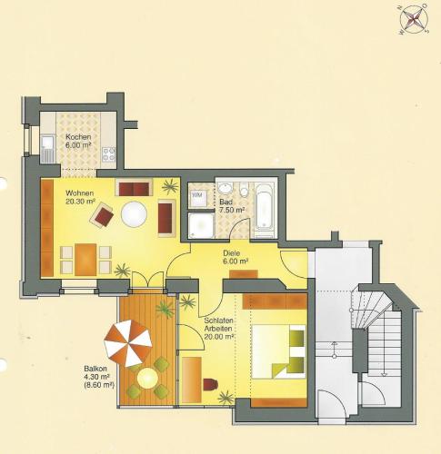 Κάτοψη του Fährhaus Meißen B&B