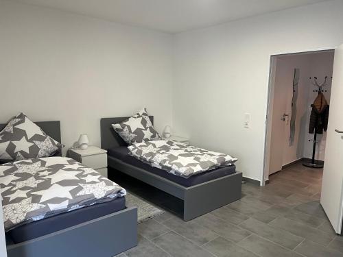 Voodi või voodid majutusasutuse Monteur Wohnung toas