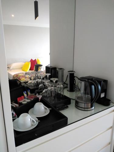 Fijnbos Private Manorにあるコーヒーまたはお茶