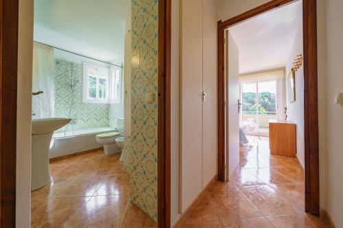 Et badeværelse på Rincón De María Cerca Playa Vistas Mar Terraza Barbacoa