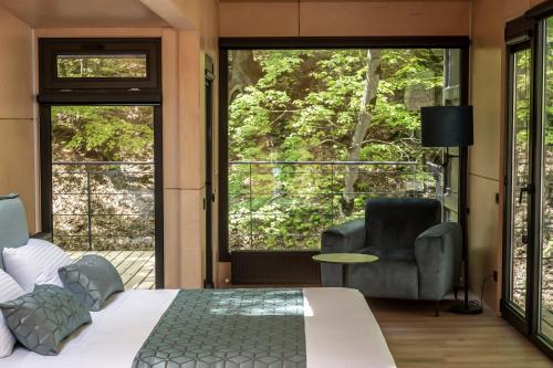 Postel nebo postele na pokoji v ubytování Kiketi Farm Hotels