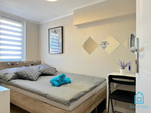 Postel nebo postele na pokoji v ubytování René Room -10 Minutes to Gdańsk Old Town & Sea