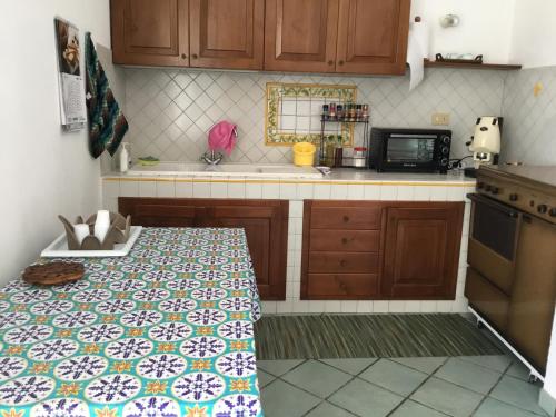 Kuchyň nebo kuchyňský kout v ubytování Casa Aurora vista mare