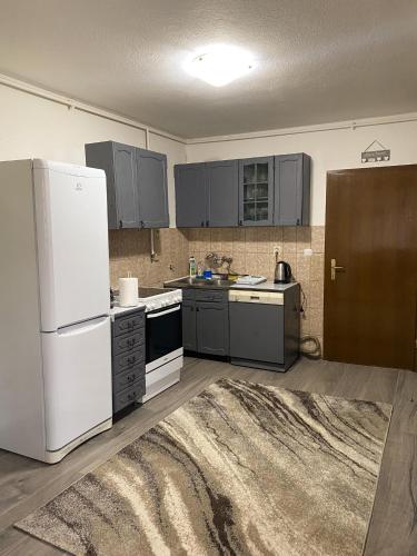 Kuchyň nebo kuchyňský kout v ubytování Apartment Mimo