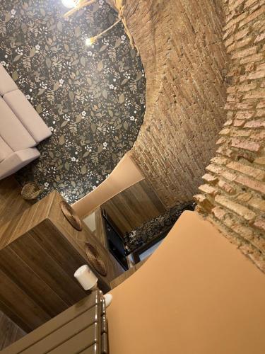 an overhead view of a room with a ceiling at Le Dimore Del Gufo - Royal Suite in Venosa